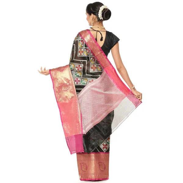 Black_Art_Silk_Banarasi_Sarees_For_Women