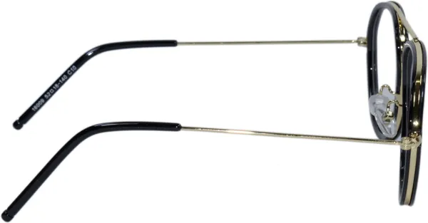 Gold,Black_Full_Rim_Aviator_Frame_(52_Mm)_-_For_Unisex