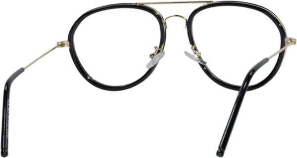 Gold,Black_Full_Rim_Aviator_Frame_(52_Mm)_-_For_Unisex