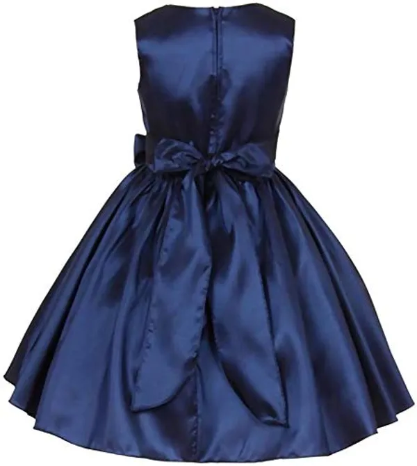 Navy_Blue_Solid_V-Neck_Dress_For_Girls