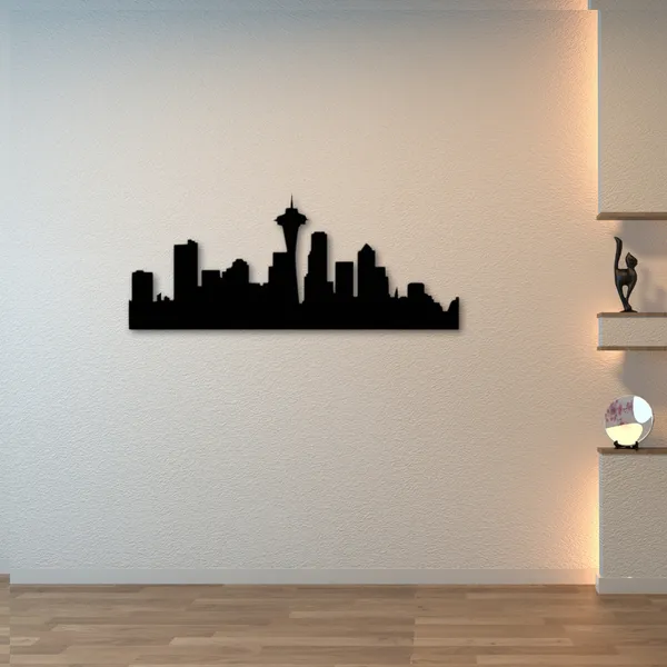 Wooden_Wall_Art_for_Home_Decoration__|_Seattle_Skyline__|_Black