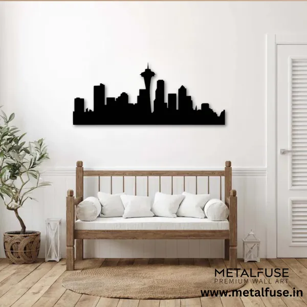 Wooden_Wall_Art_for_Home_Decoration__|_Seattle_Skyline__|_Black