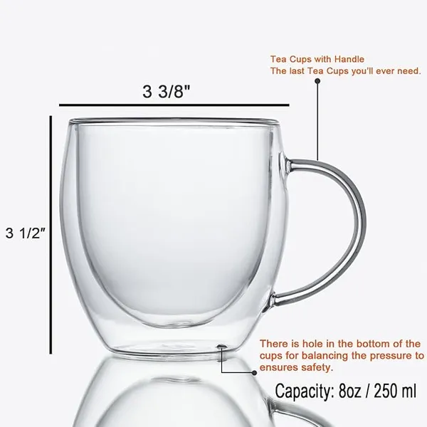 250ml_Double_Wall_Glass_Cups_Insulated_Tea_&_Coffee_Cups,_Hot_&_Cold_Drinks,_Coffee,_Tea,_Milk,_Cappuccino,_Juice,_Microwave_Safe,_Stylish_Espresso_Chocolate_Beverage