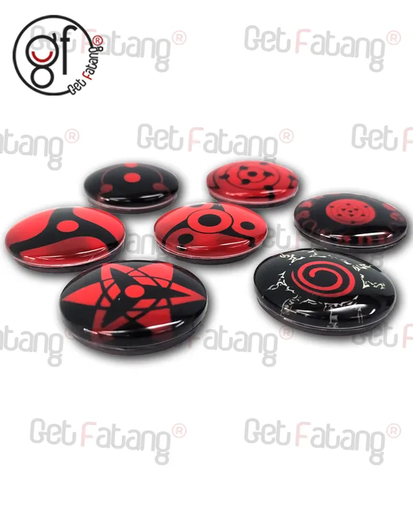 The_Sharingan_Set_Dojutsu_Naruto_3D_Glass_Fridge_Magnets_Set_of_7_for_Home_Decoration_Sticking_Notes_and_Gifting_(3.5_cm_Diameter)