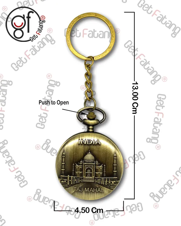 Incredible_India_Taj_Mahal_Pocket_Watch_Cum_Key_Chain_Unique_for_Gifting
