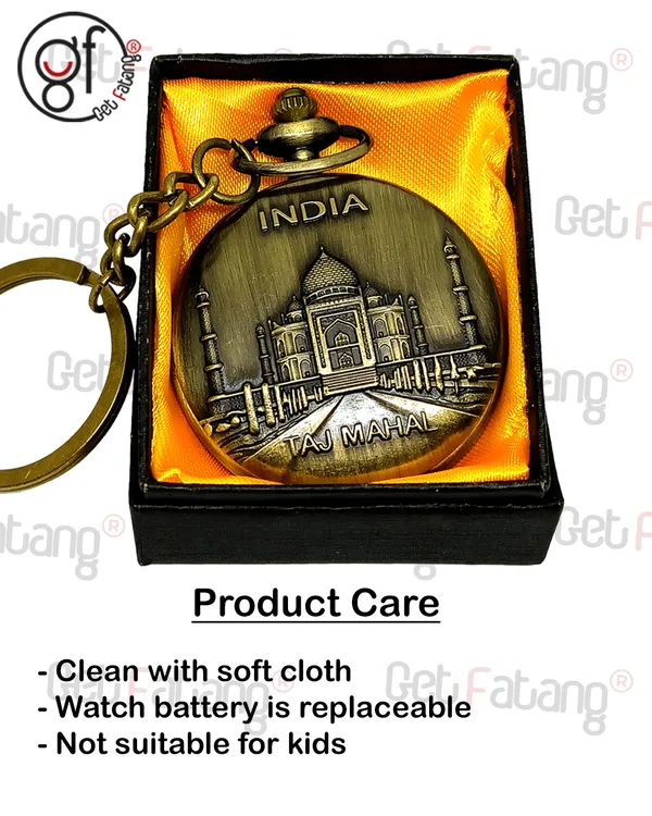 Incredible_India_Taj_Mahal_Pocket_Watch_Cum_Key_Chain_Unique_for_Gifting