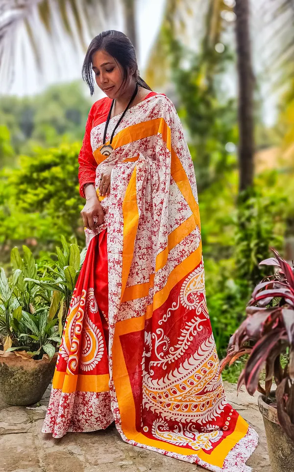 Multicolor_Cotton_Screen_Print_Handloom_Saree