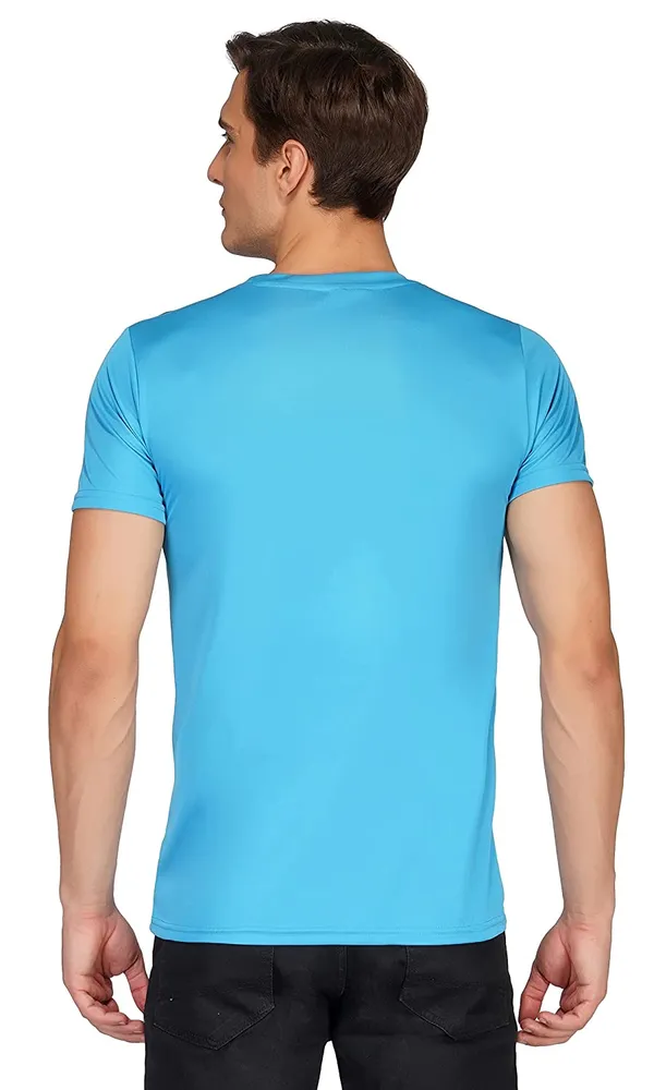 Men_Solid_lycra_Round_Neck_T-BLUE_T-Shirt