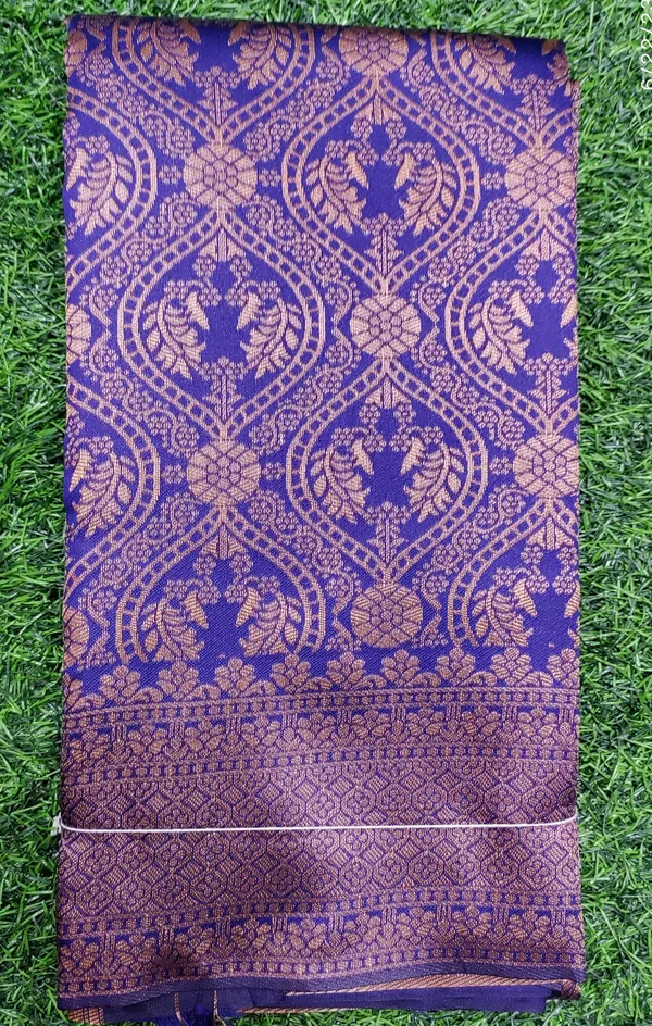 Divyapriya_Woven_Art_Silk_Jaquard_Rich_Pallu_Multicolor_Saree_With_Blouse