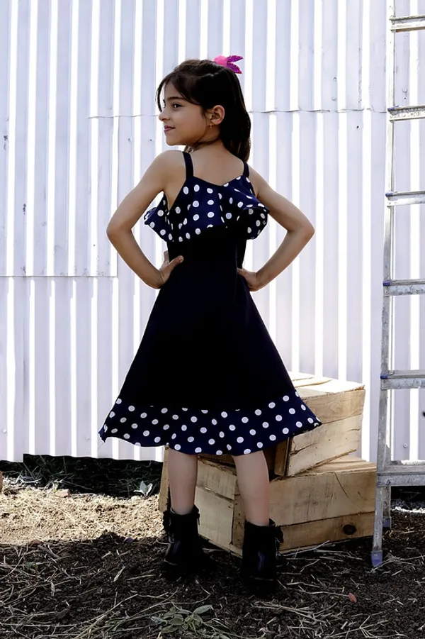 Black_And_Navy_Blue_Sweetheart_Neck__Sleeveless_Crepe_Kids_Dress