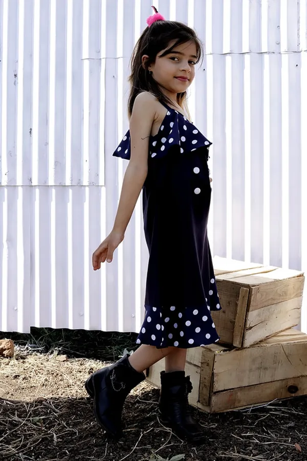 Black_And_Navy_Blue_Sweetheart_Neck__Sleeveless_Crepe_Kids_Dress