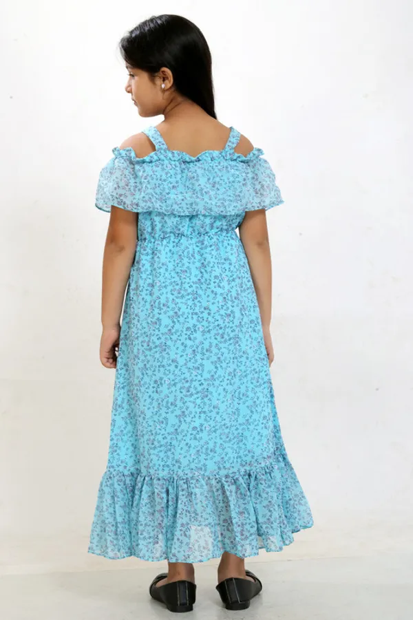 Sky_Blue__Off_Shoulder_Sleeveless__Georgette__Kids_Dress