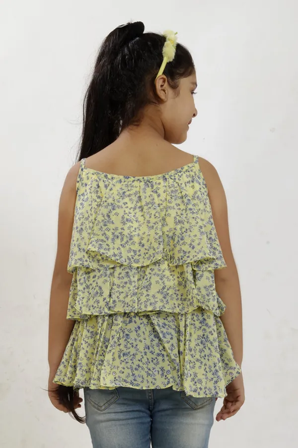 Olive_Round_Neck__Sleeveless__Georgette__Kids_Regular_Top