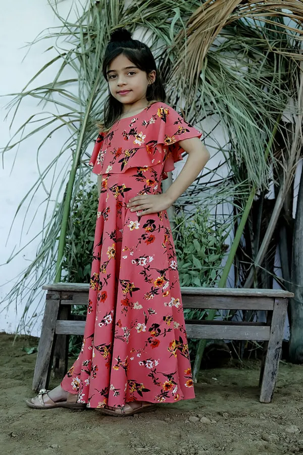 Yellow_Round_neck__Half_Sleeve_Crepe_Dress