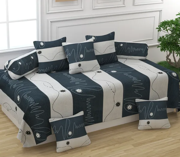 Diwan_Set_Covers_Cotton_8_Pieces_Pure_Cotton_Designer_Printed_Standard_Diwan_Set_(1_Single_Bedsheet,_2_Bolster_Covers,_5_Cushion_Covers)_GREY