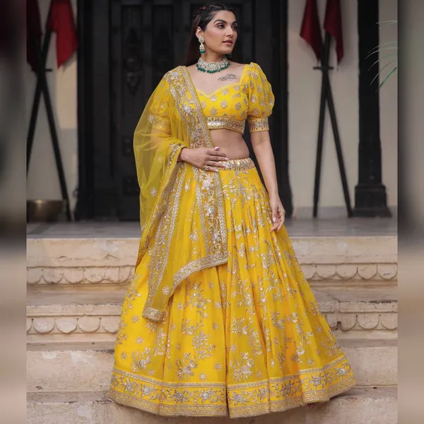 Yellow_Dola_Silk_Lehenga_Choli_Set_For_Women