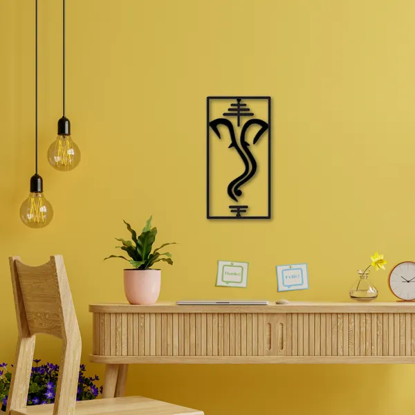 Ganesha_Frameline_Wood_Wall_Art