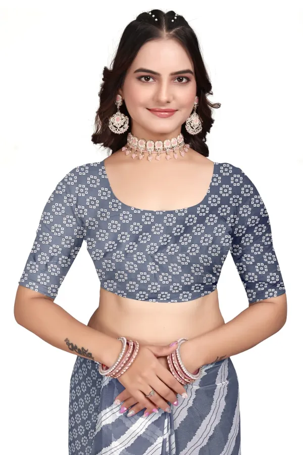 GRIFEZ_WOMEN'S_FANCY_GEORGETTE_LEHERIYA_PRINT_SAREE