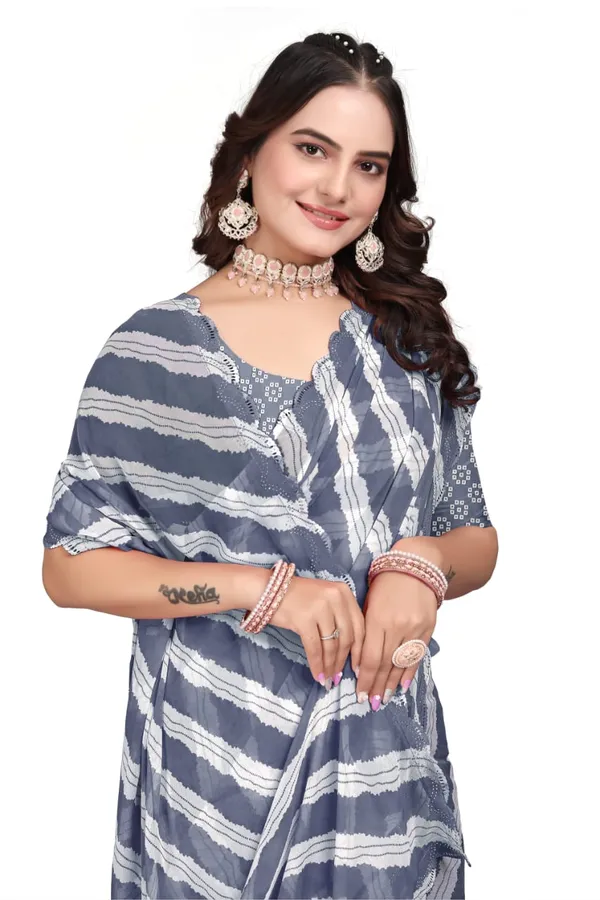 GRIFEZ_WOMEN'S_FANCY_GEORGETTE_LEHERIYA_PRINT_SAREE