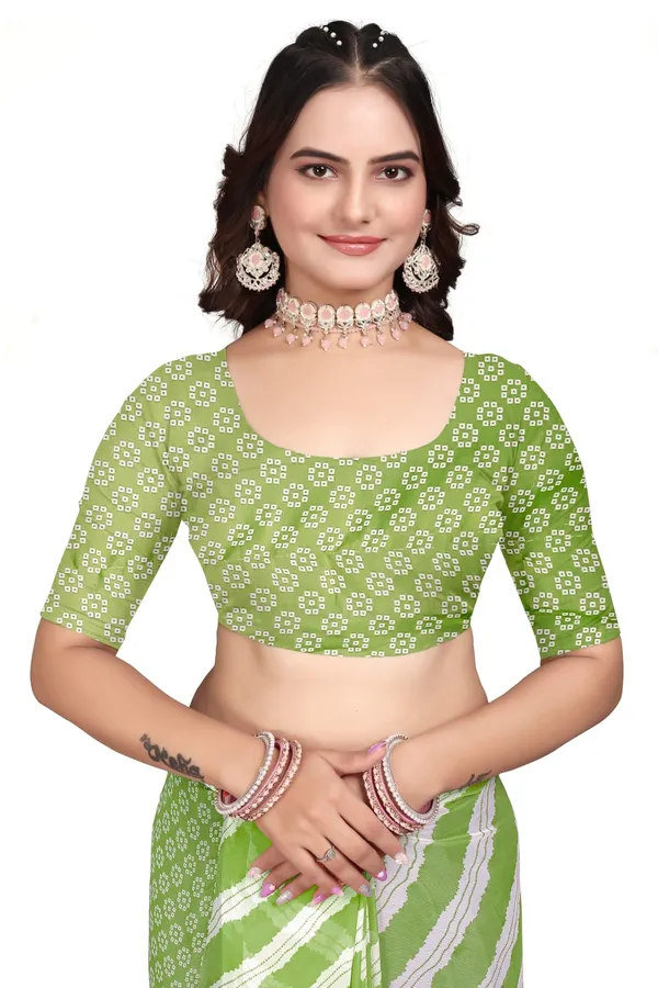 GRIFEZ_WOMEN'S_FANCY_GEORGETTE_LEHERIYA_PRINT_SAREE