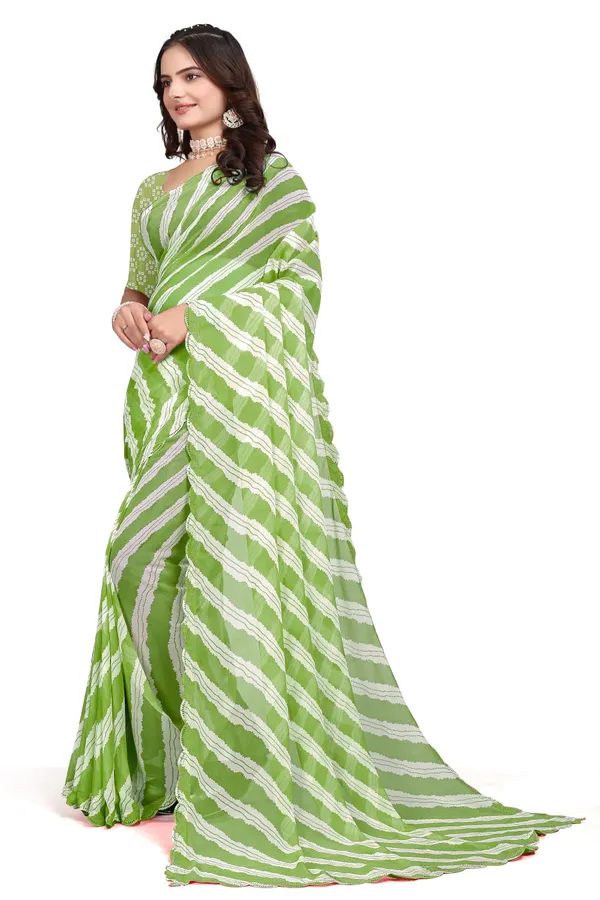GRIFEZ_WOMEN'S_FANCY_GEORGETTE_LEHERIYA_PRINT_SAREE