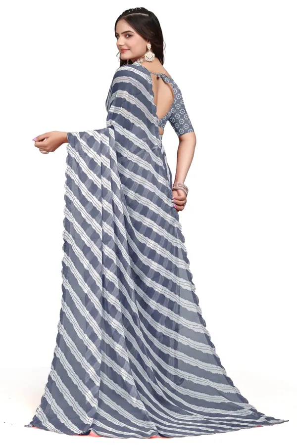 GRIFEZ_WOMEN'S_FANCY_GEORGETTE_LEHERIYA_PRINT_SAREE