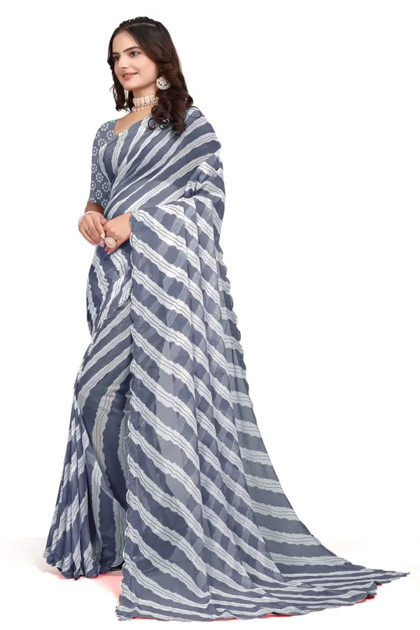 GRIFEZ_WOMEN'S_FANCY_GEORGETTE_LEHERIYA_PRINT_SAREE