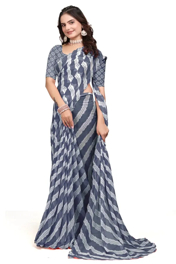GRIFEZ_WOMEN'S_FANCY_GEORGETTE_LEHERIYA_PRINT_SAREE