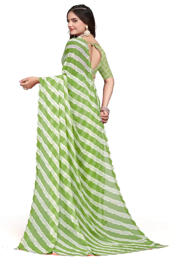 GRIFEZ_WOMEN'S_FANCY_GEORGETTE_LEHERIYA_PRINT_SAREE