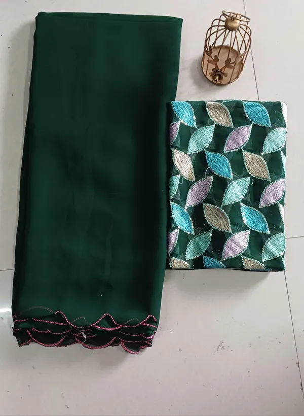 GRIFEZ_WOMEN'S_FANCY_GEORGETTE_SEQUANCE_SAREE