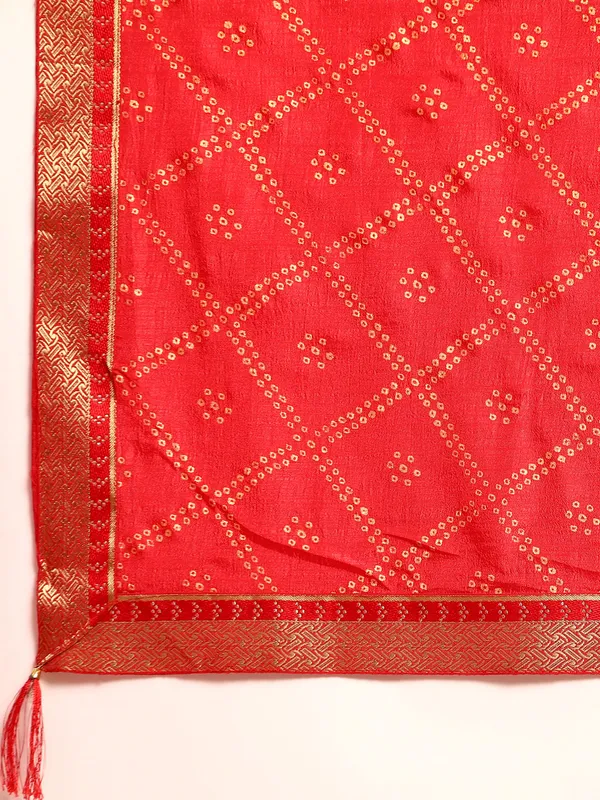 Red_Vichitra_Silk_Bandhni_Saree