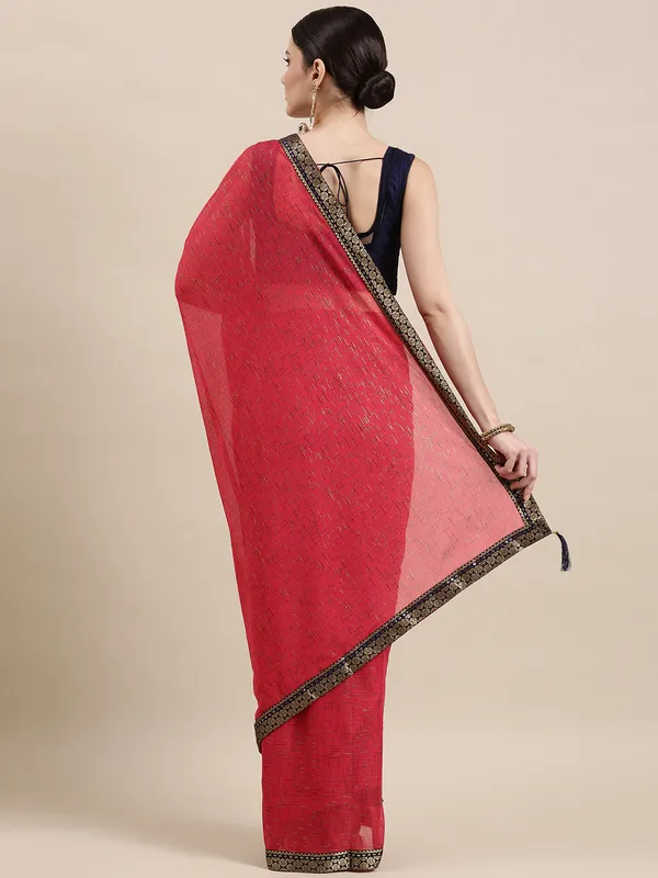 Red_Vichitra_Silk_Designer_Saree