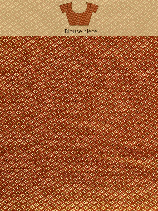 Maroon_Vichitra_Silk_Lace_Work_Designer_Saree