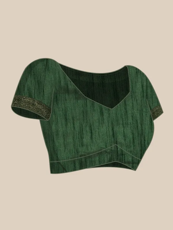 Green_Vichitra_Silk_Lace_Work_Designer_Saree