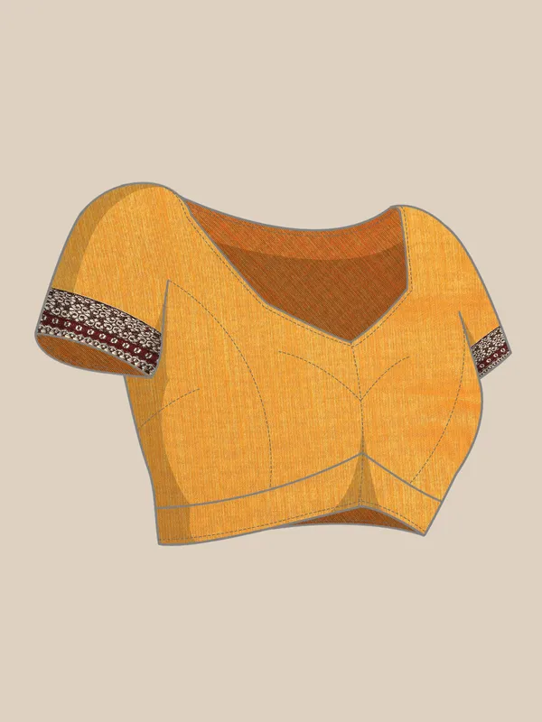 Mustard_Imported_Fabric_Designer_Saree