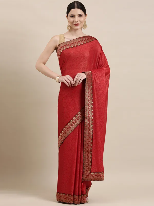 Red_Imported_Fabric_Designer_Saree