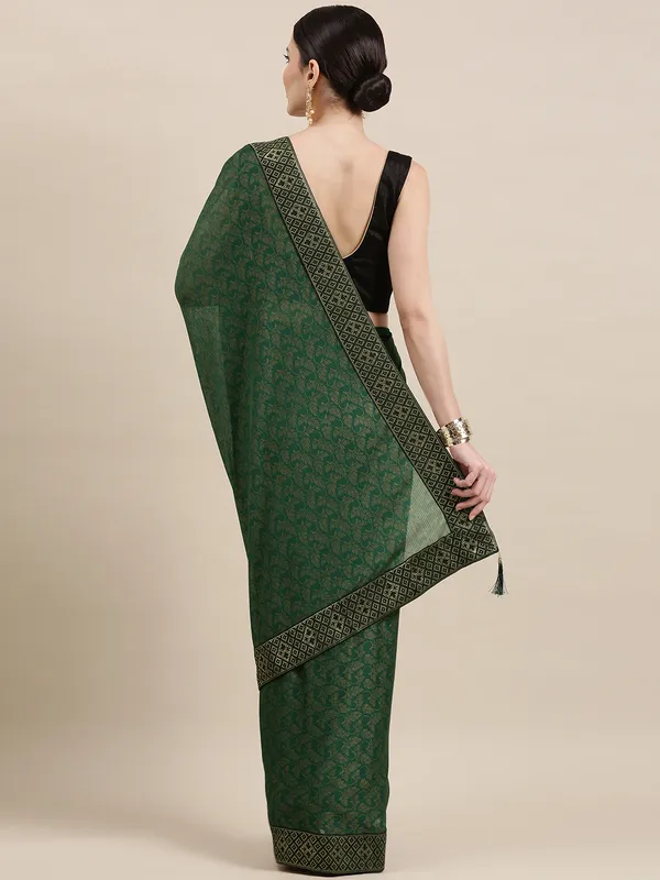 Green_Imported_Fabric_Designer_Saree