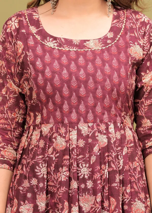 Gajri__Cotton_Printed_Maternity_And_Feeding_Kurti_Combo_Of_2