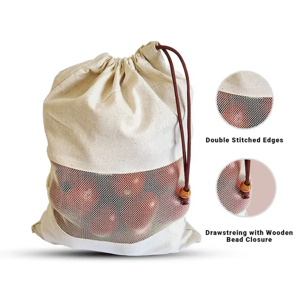 Set_Of_8_Cotton_Vegetable_Bags_|_Reusable_|_Washable_With_Drawstrings_(10_X_13_Inch)