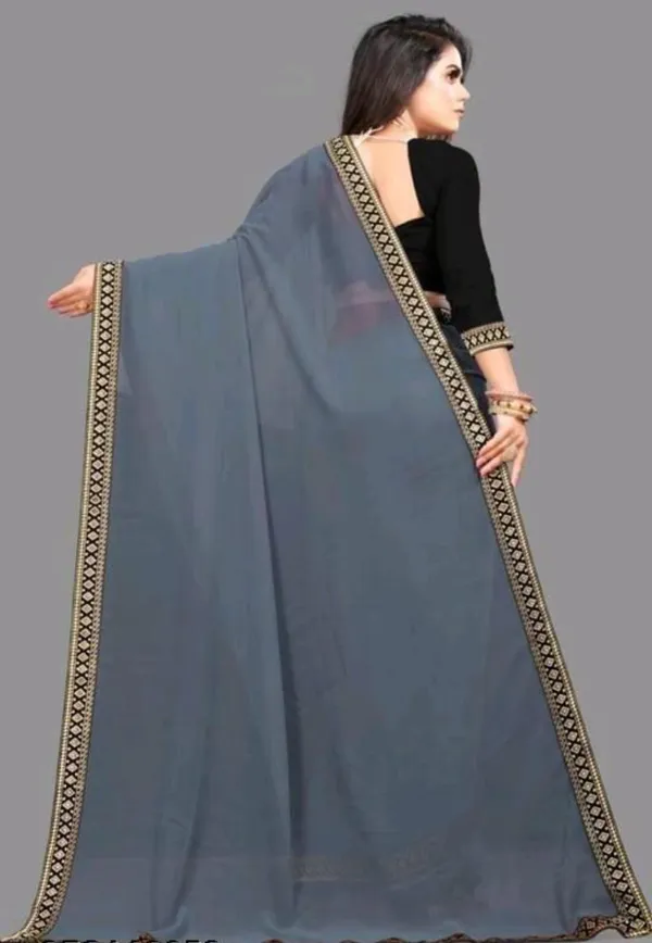 Grey_Ethinic_Wear_Georgette_Saree