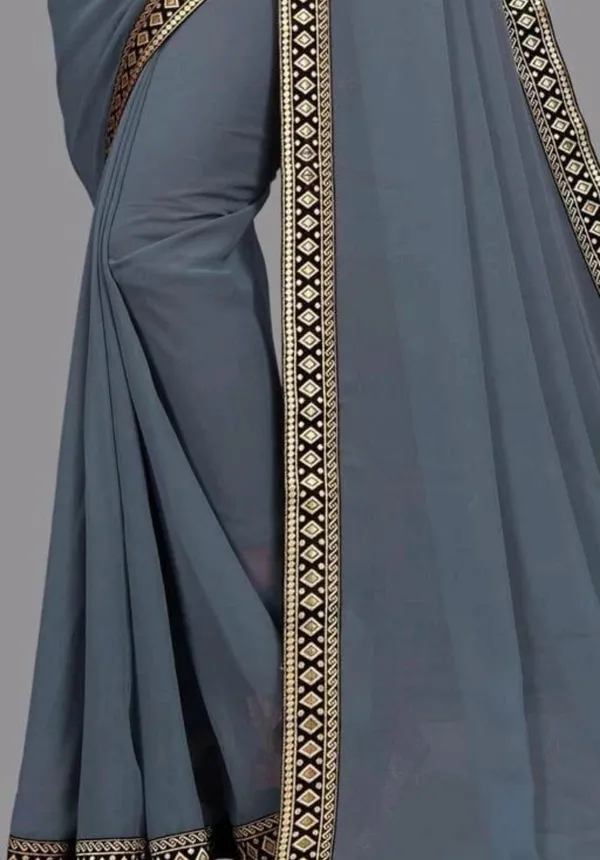 Grey_Ethinic_Wear_Georgette_Saree