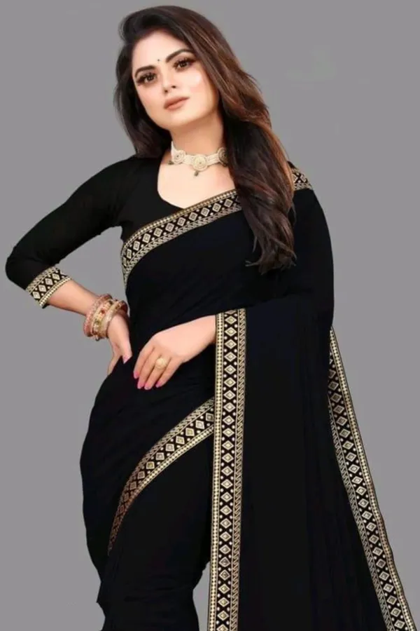Mustard_Ethinic_Wear_Georgette_Saree
