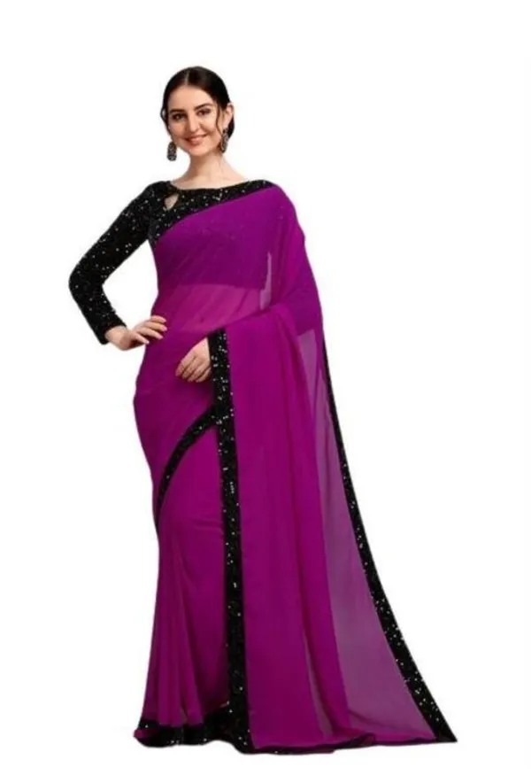 Moonlit_Georgette_Saree_Marvel