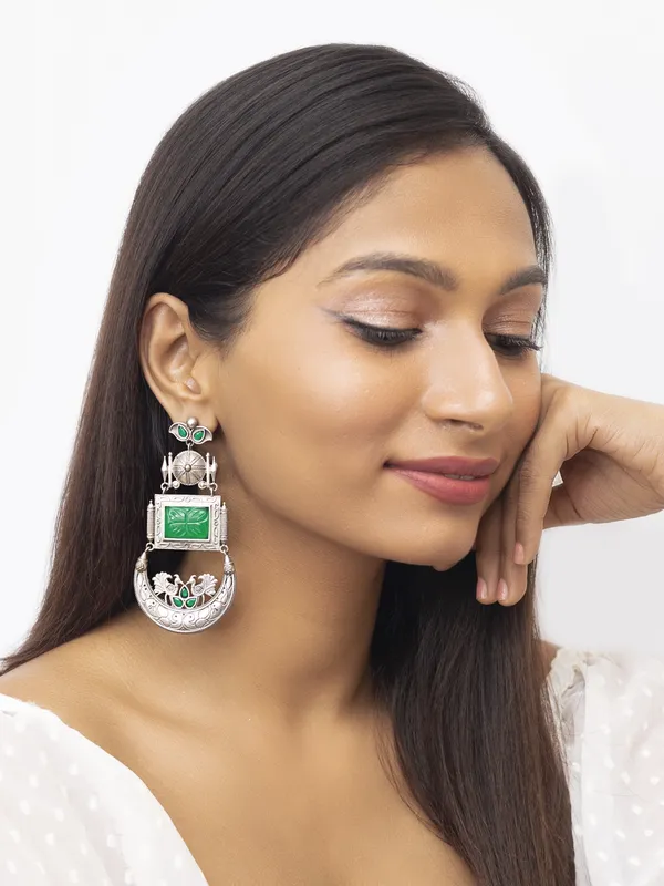 German_silver_dangler_earring