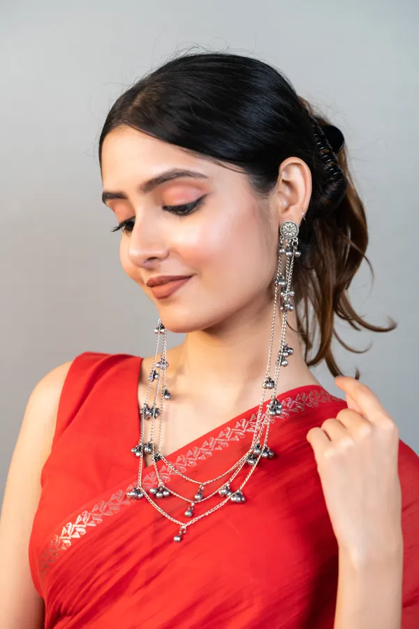 German_silver_unique_design_earring_necklace