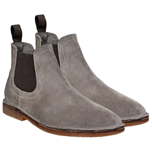 Light_Grey_Suede_Chelsea_Boots_For_Men