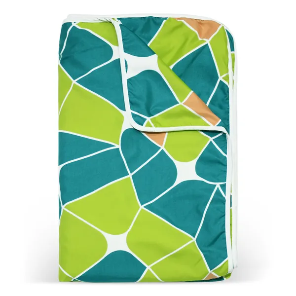 Geometric_Single_Dohar_for_AC_Room_(Polyester,_Green_and_Orange)