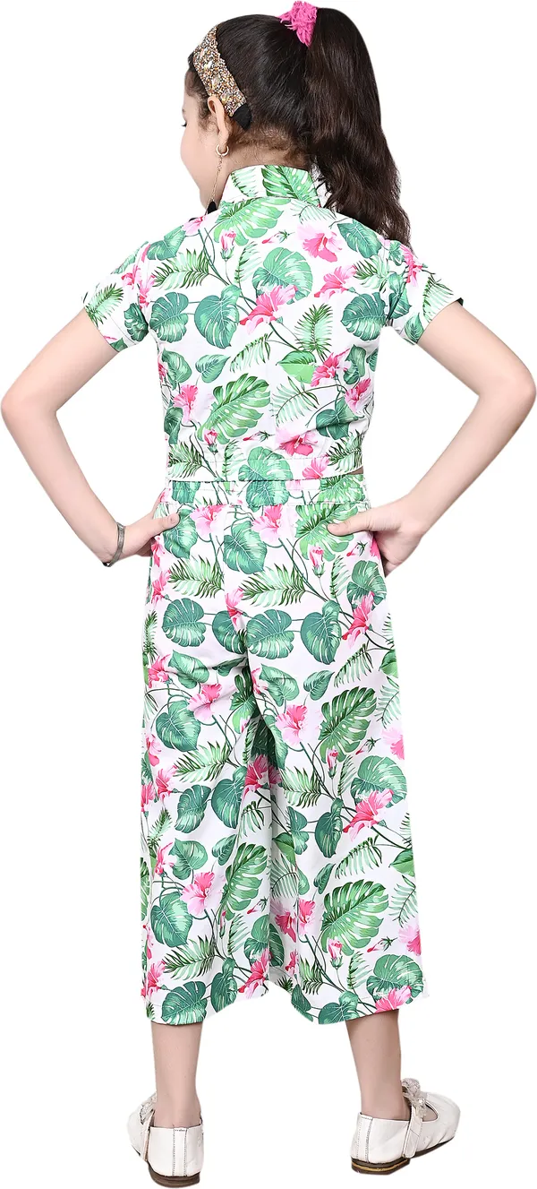 White_Girls_Casual_Top_Capri_Co-Ord_Set