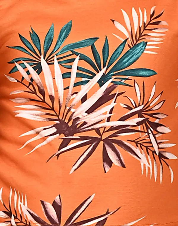 Orange_Girls_Casual_T-Shirt_Pyjama_Co-Ord_Set