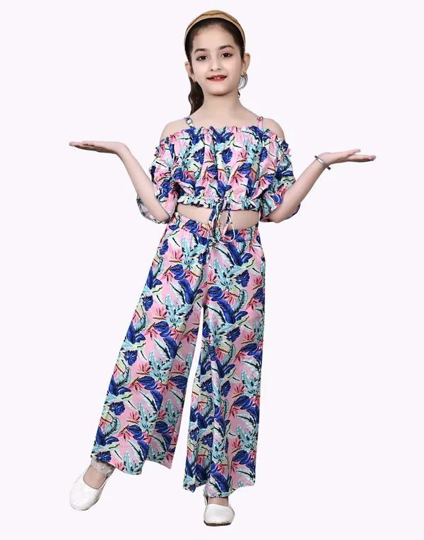 Multicolor_Girls_Casual_Top_Pant_Co-Ord_Set